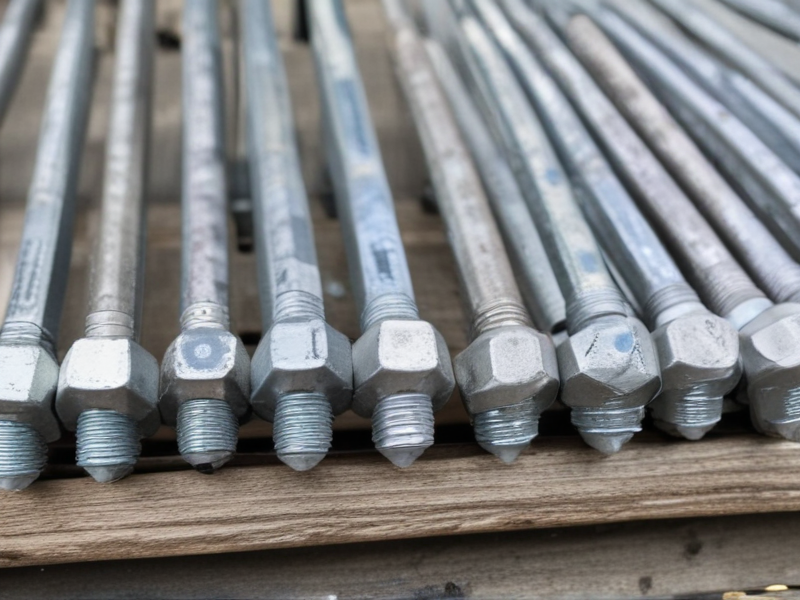 zinc or galvanized bolts for deck